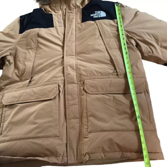 New NWT The North Face Men's Parka Coat McMurdo Down Parka, Size Men's XXL Tan - Picture 14 of 14